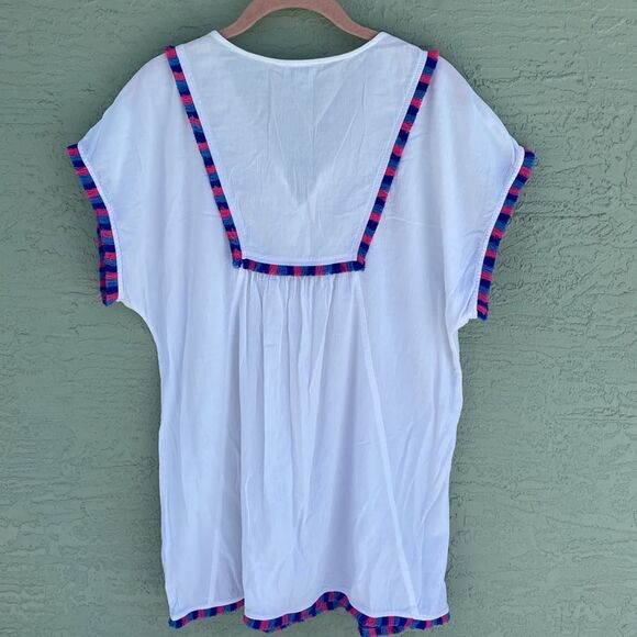 J.Crew Fringe Sz S J.Crew Fringe Tunic Cover-Up - Picture 6 of 14